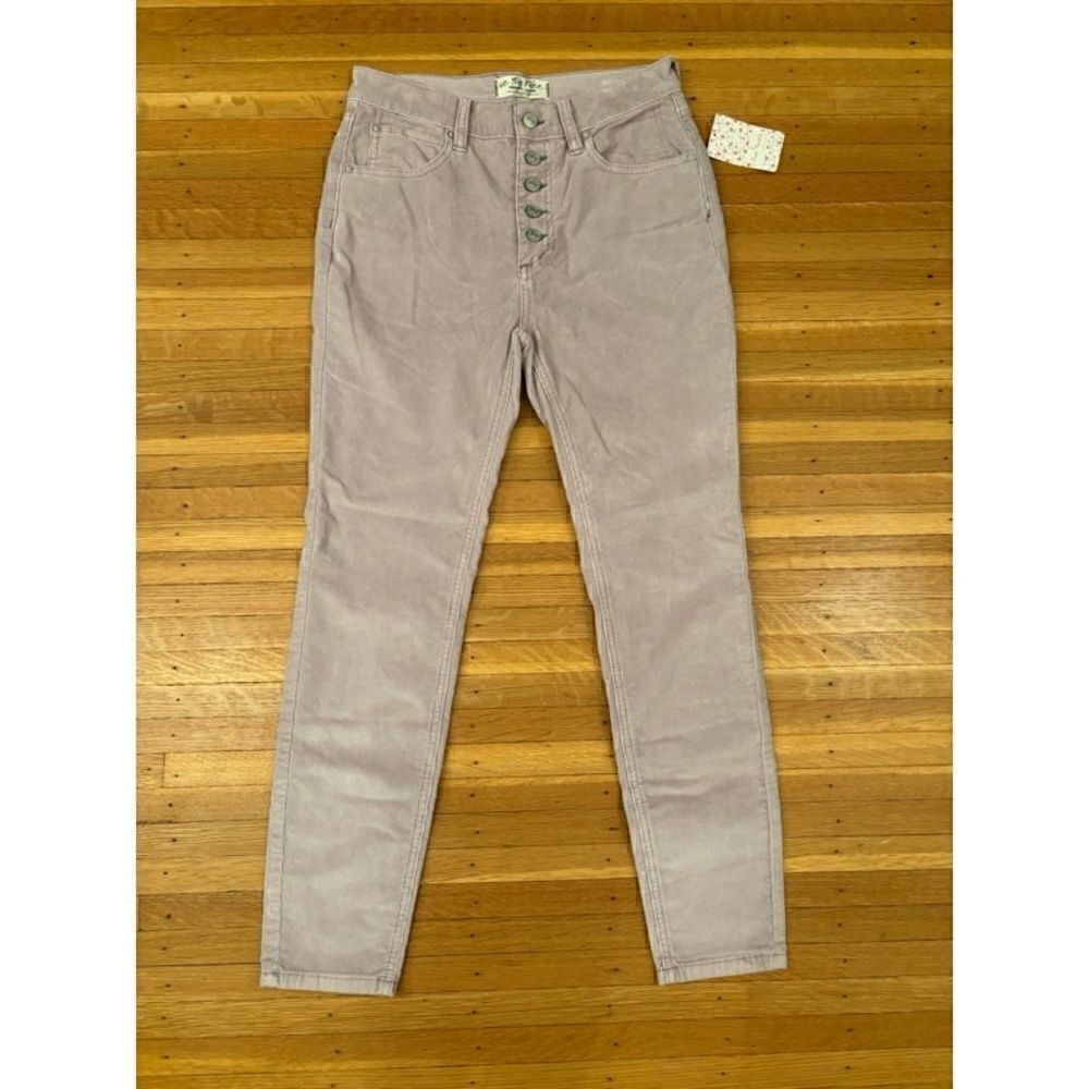 We the Free Free People corduroy light purple pants NWT